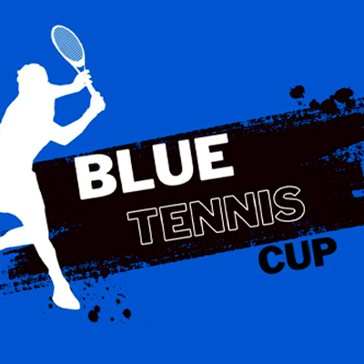 Blue Tennis Cup